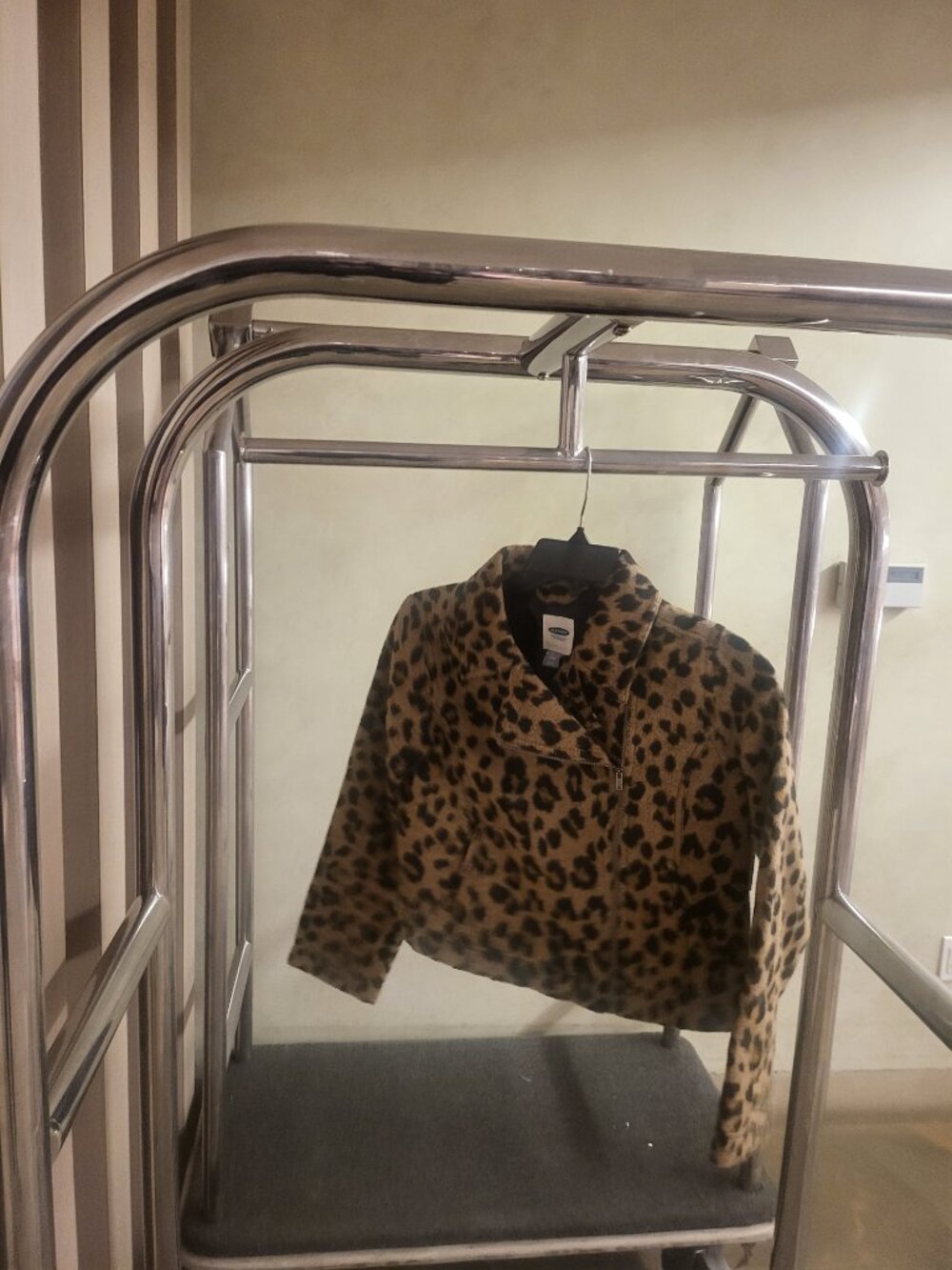 Vintage Old Navy Animal Print Motorcycle Jacket - Picture 10 of 15
